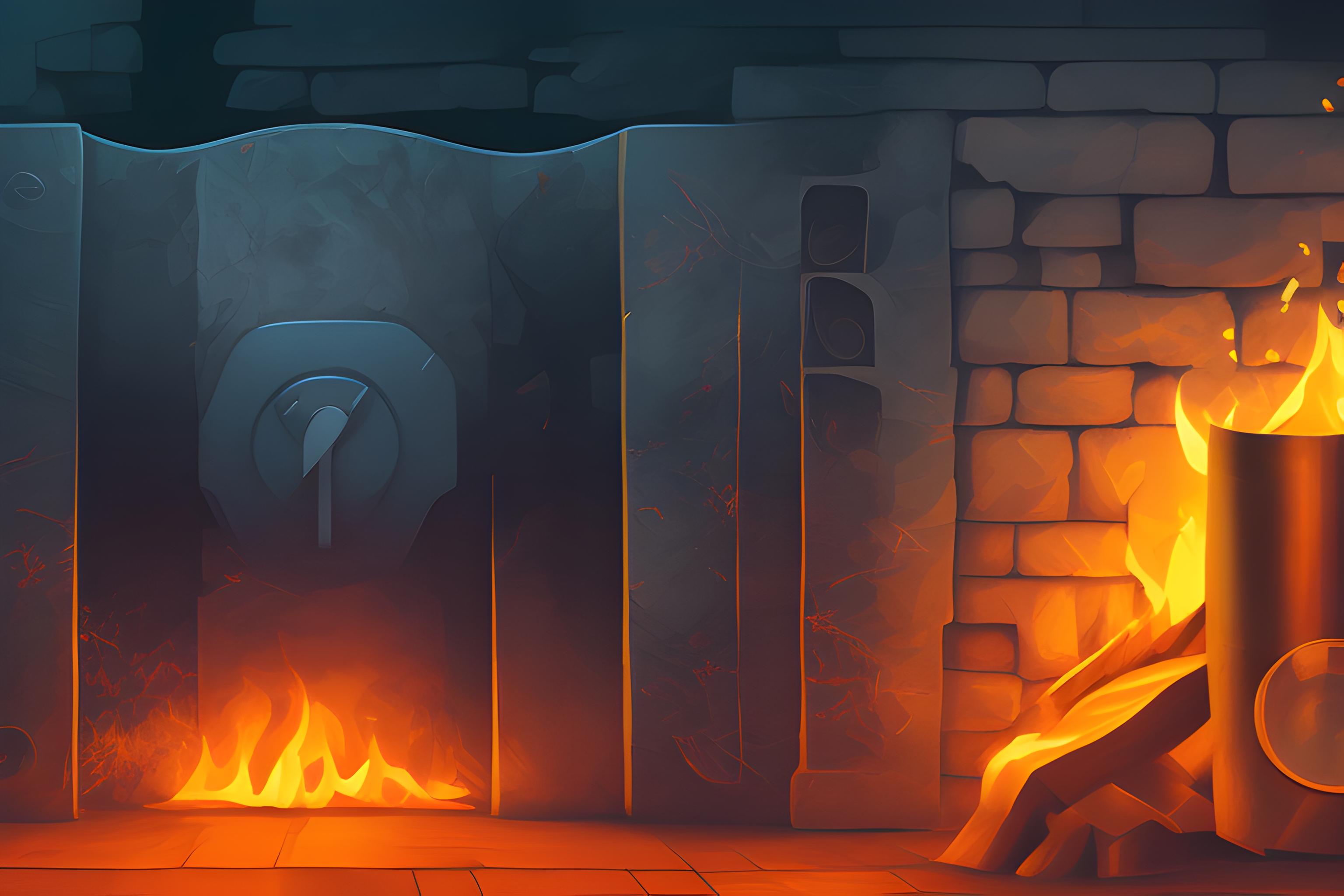 Criar um papel de parede baseado na logo da empresa Brazcamp fire & security
